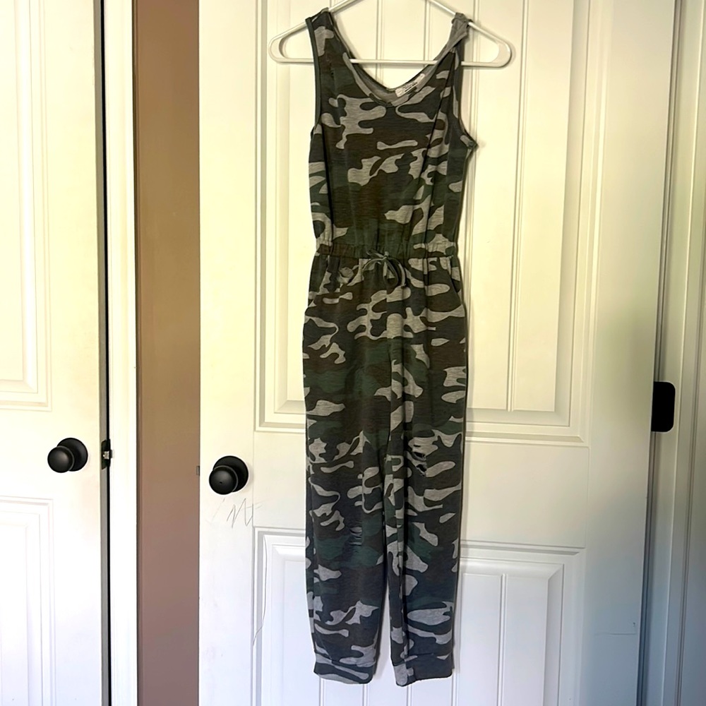 Girls camp jumpsuit/romper